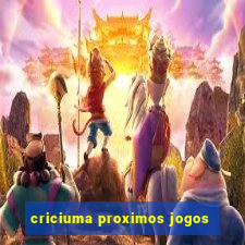 criciuma proximos jogos